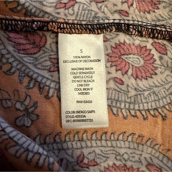 NWT beach lunch lounge blue dress size S - Picture 6 of 7